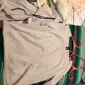 Ruffle sleeve blouse